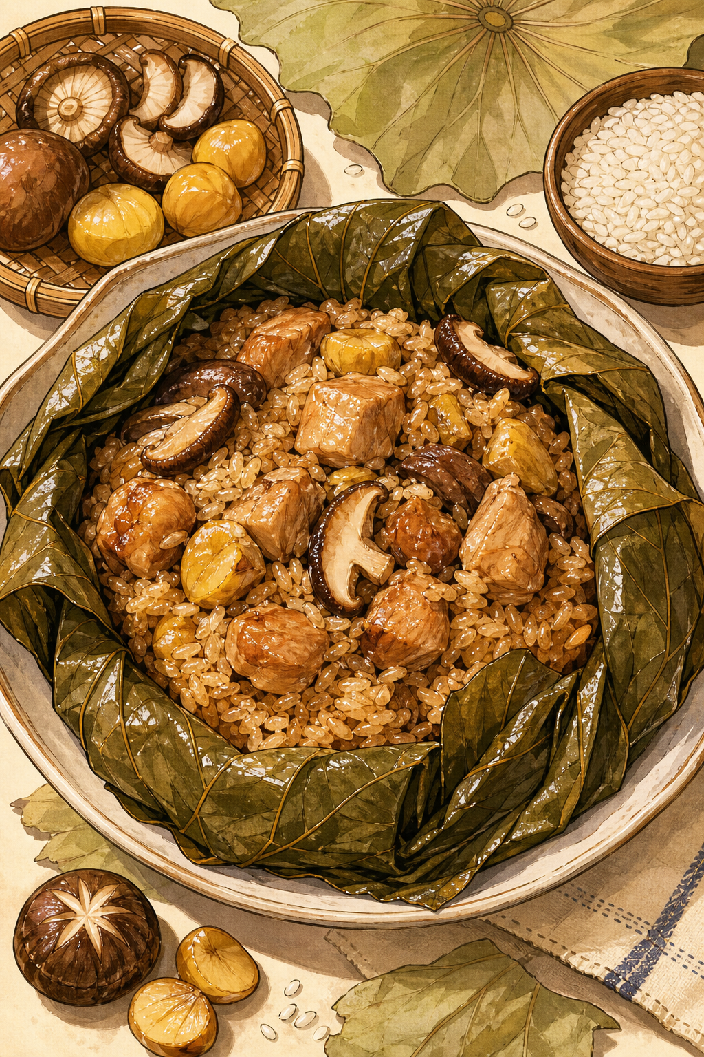Lotus Leaf Rice
