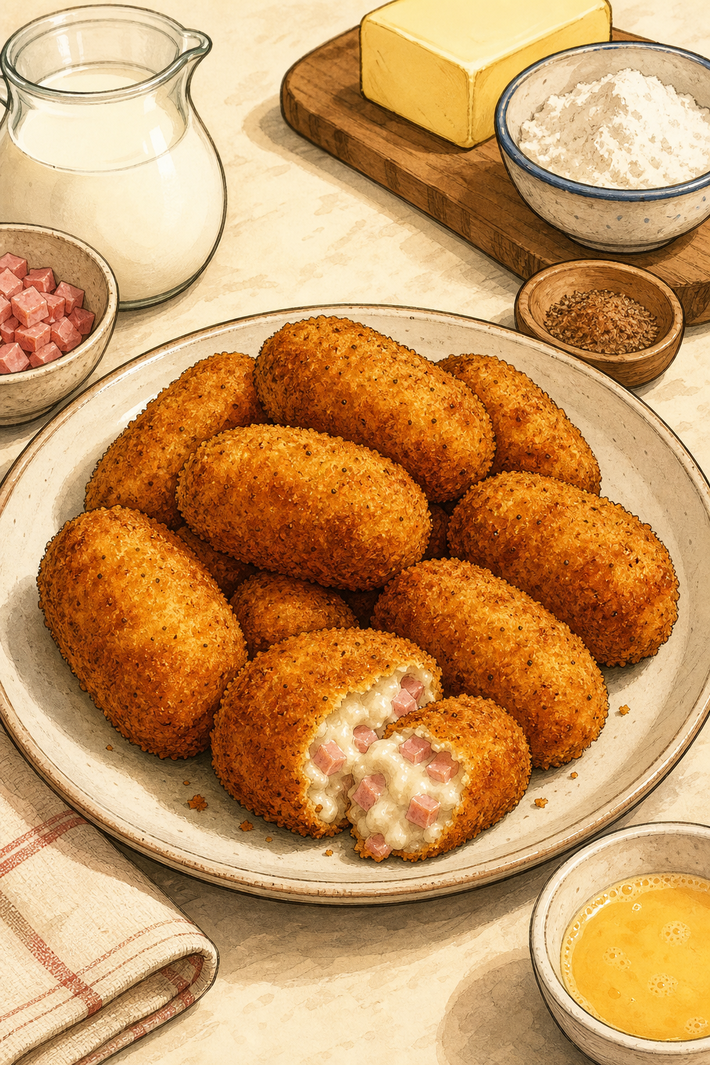 Croquetas de Jamón
