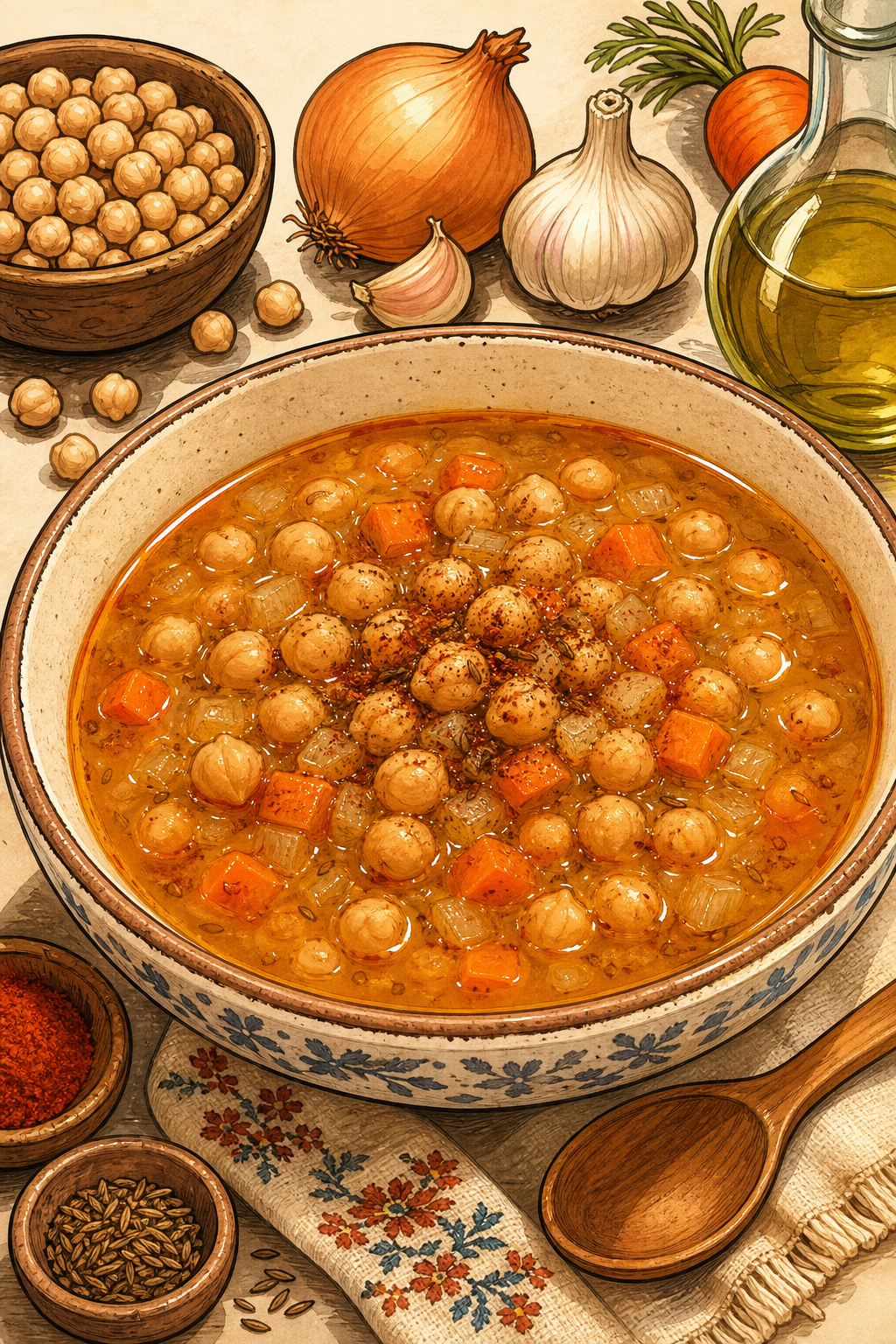 Nohut Çorbası (Turkish Chickpea Soup)