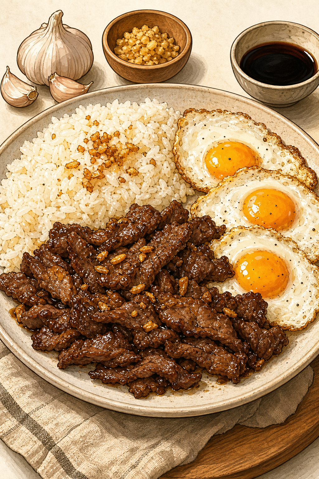 Beef Tapsilog