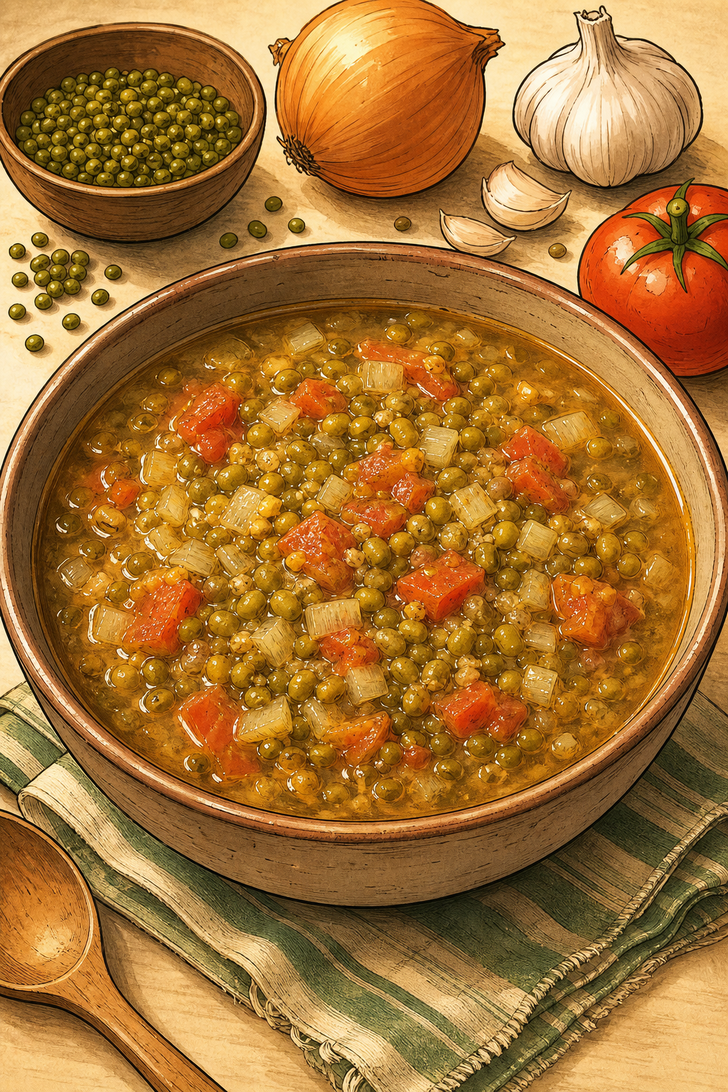 Sopa Brasileira de Feijão-Mungo