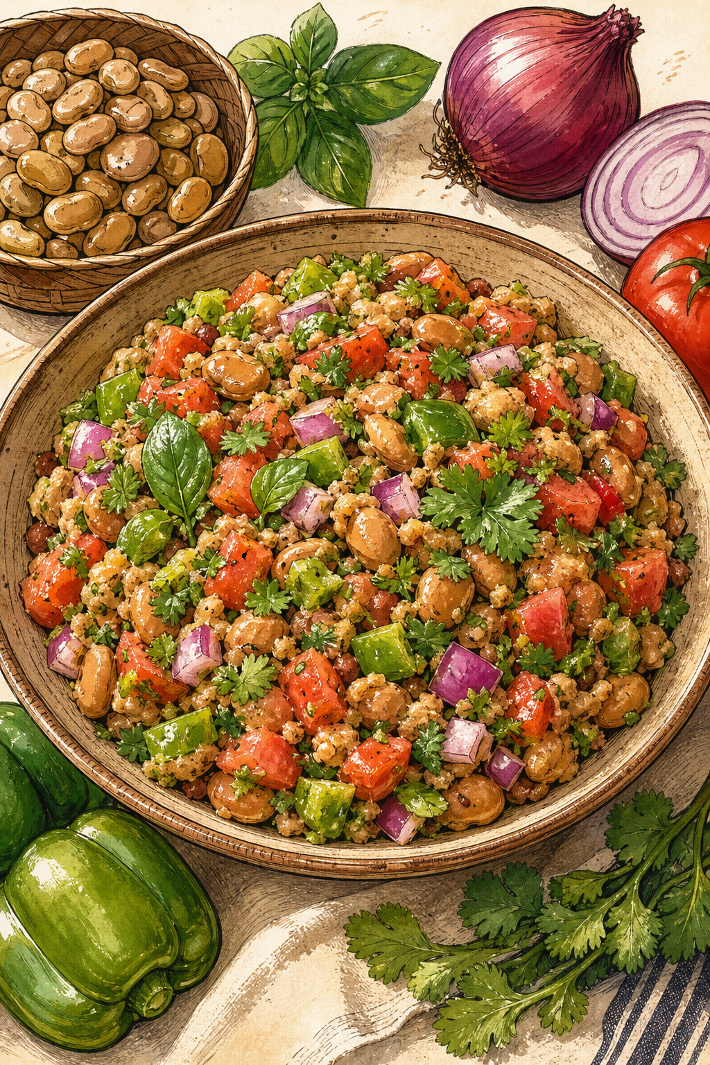 Ethiopian Ful (Seasoned Fava Beans)