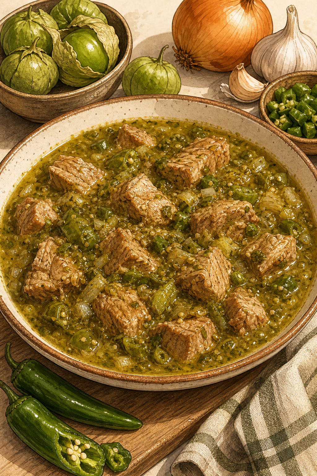 Southwestern Pork Chile Verde