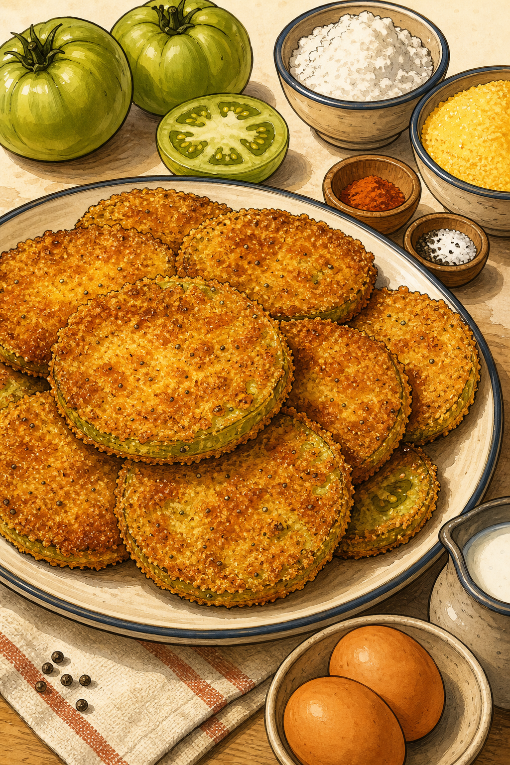 Southern Fried Green Tomatoes
