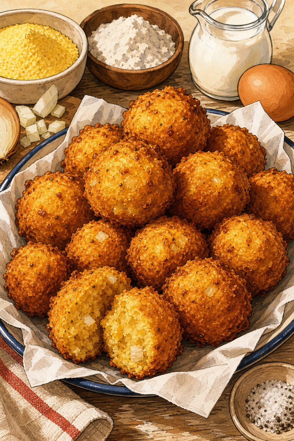 Southern Buttermilk Hushpuppies
