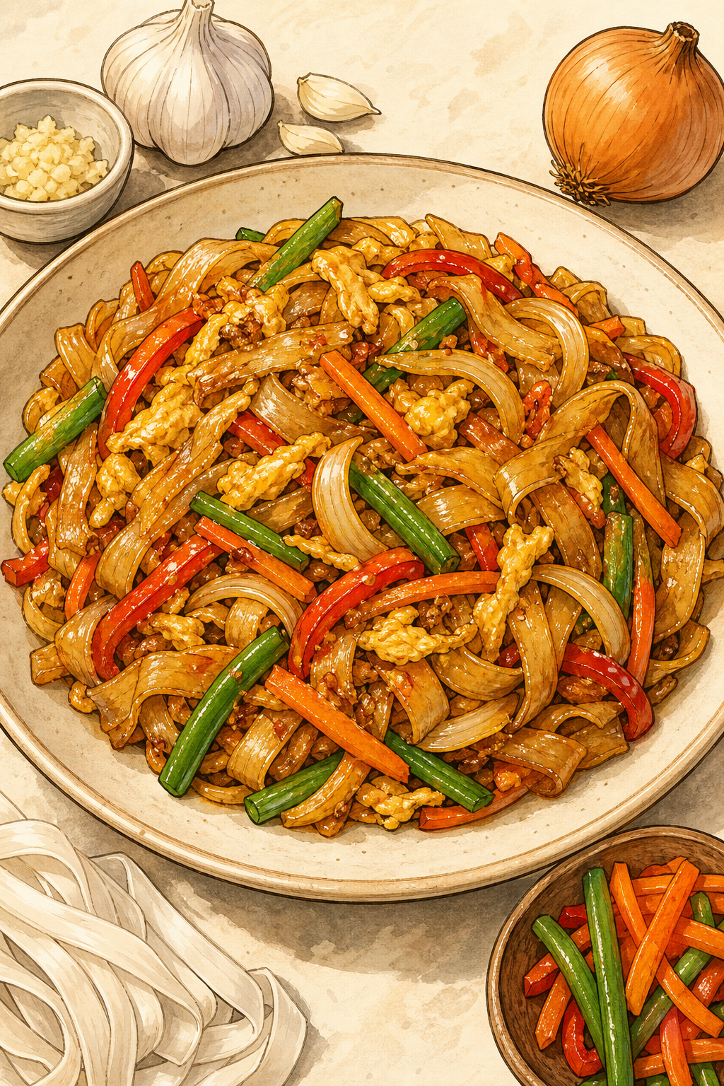 Indonesian Kwetiau Goreng