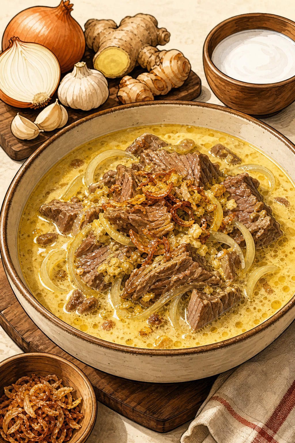 Traditional Soto Betawi