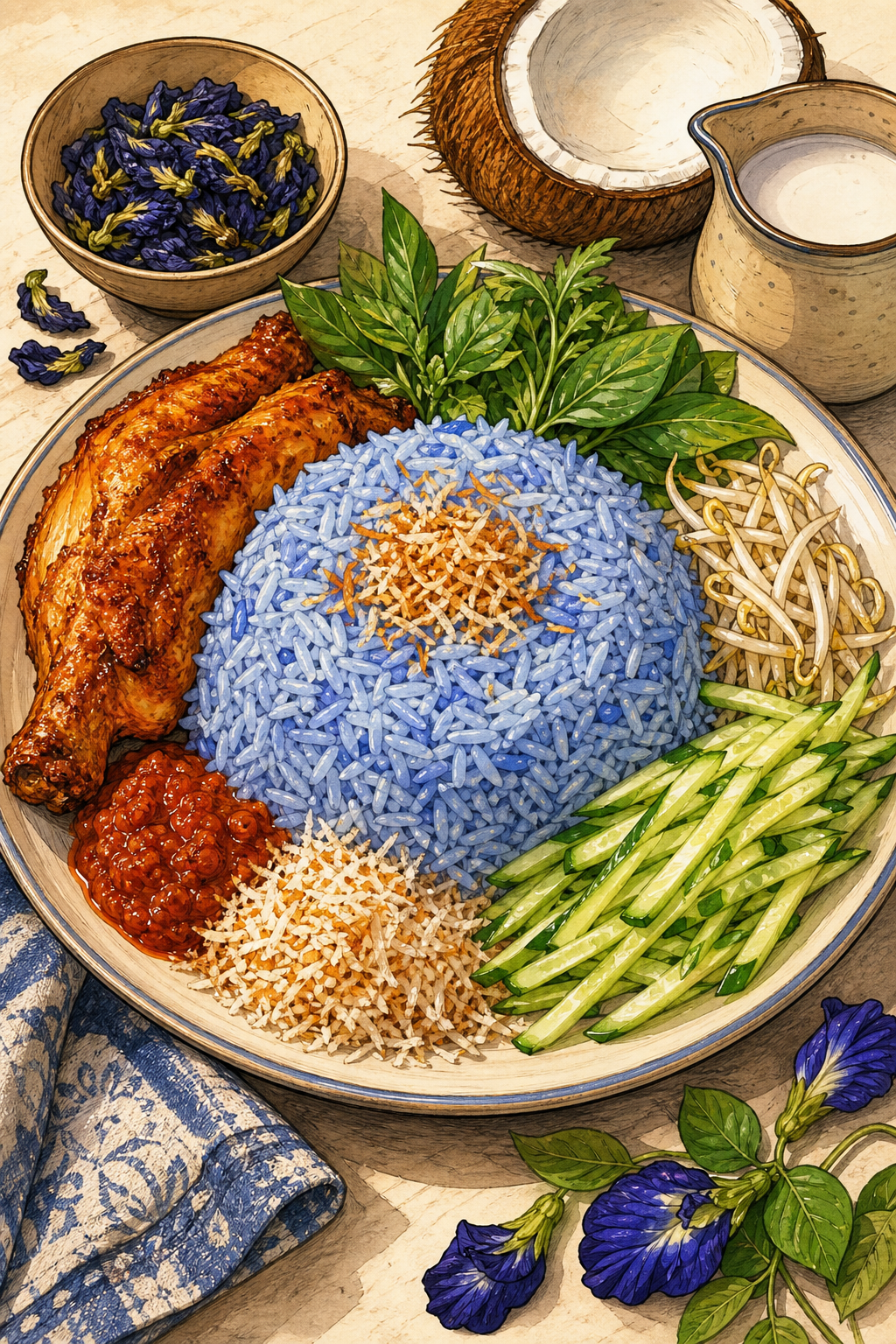 Nasi Kerabu