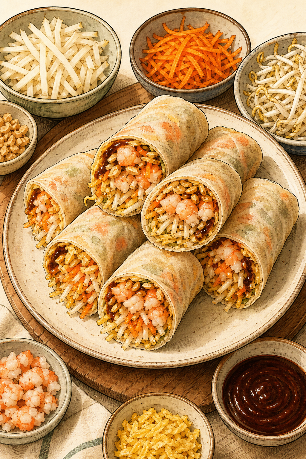Singapore Popiah