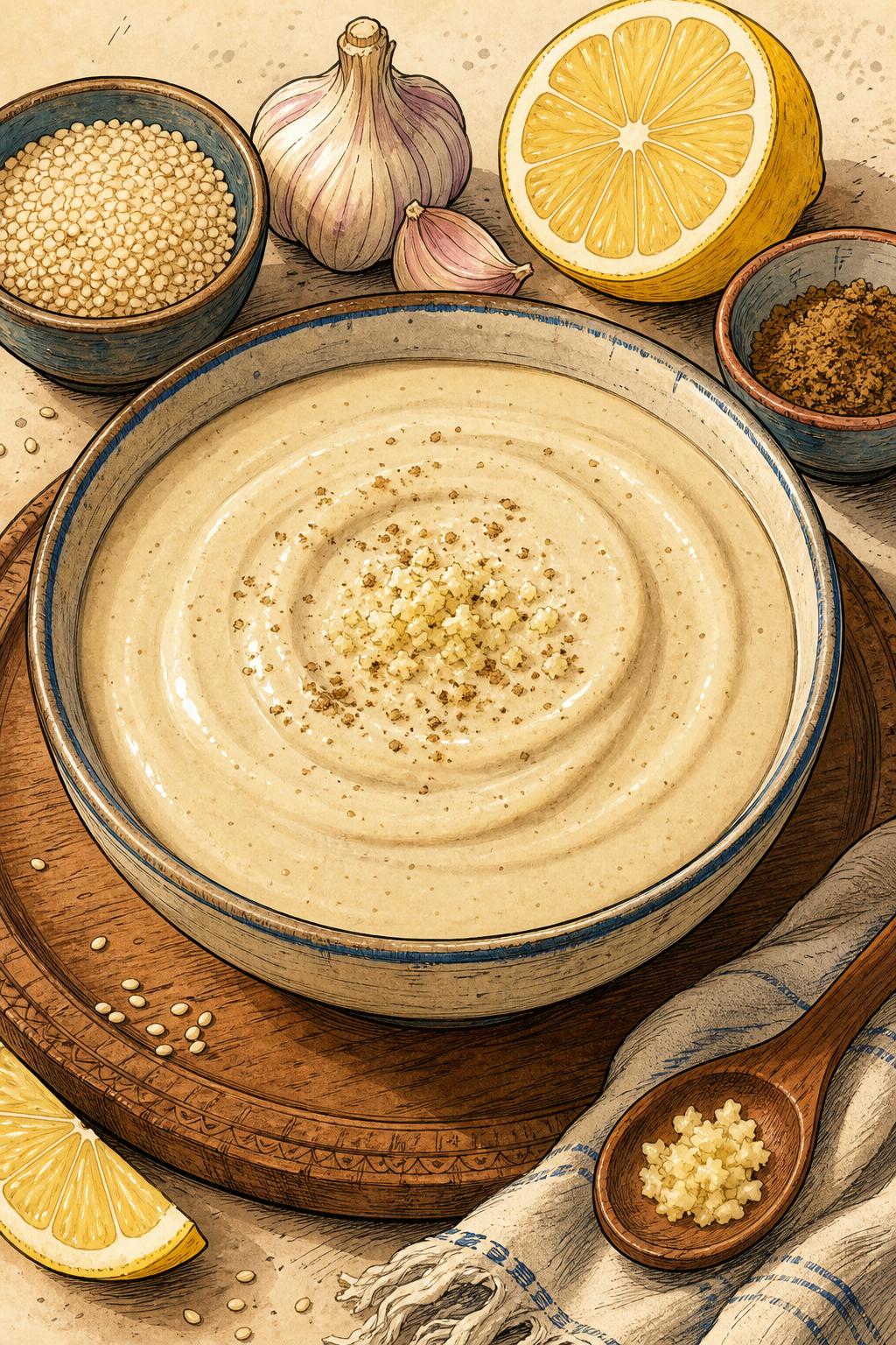 Egyptian Salatet Tahina (Tahini Sauce)