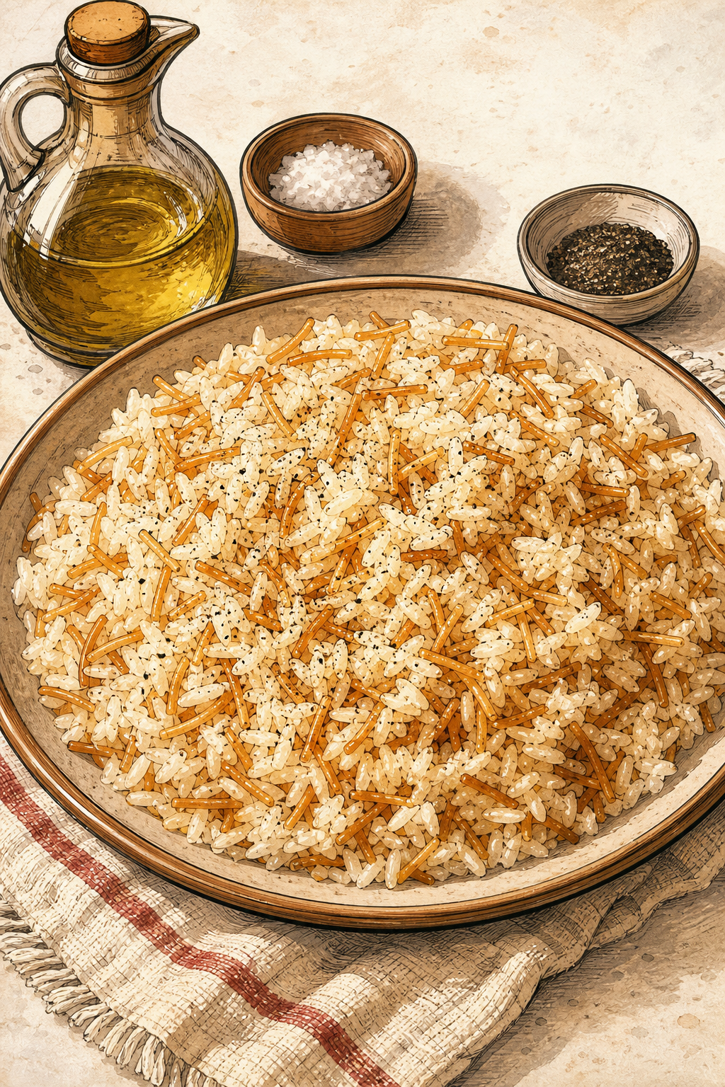 Egyptian Rice with Toasted Vermicelli