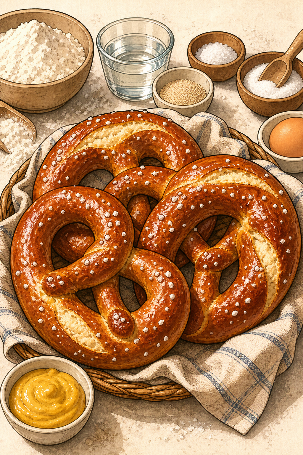 Bayerische Brezn