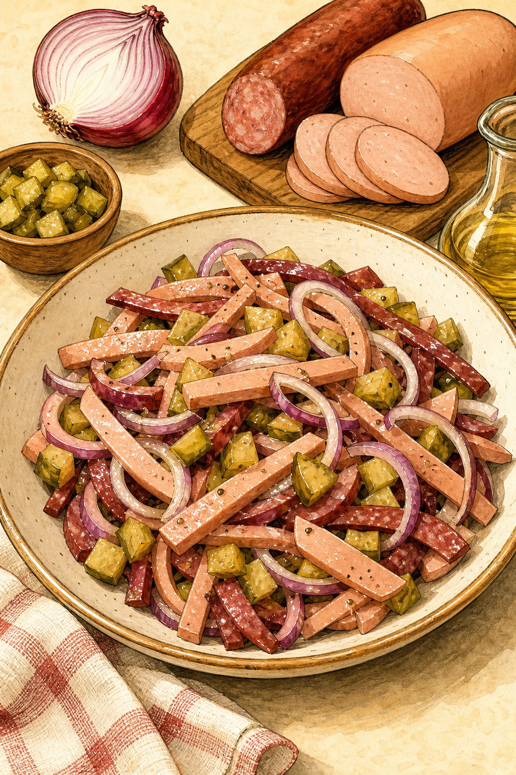 Schwäbischer Wurstsalat