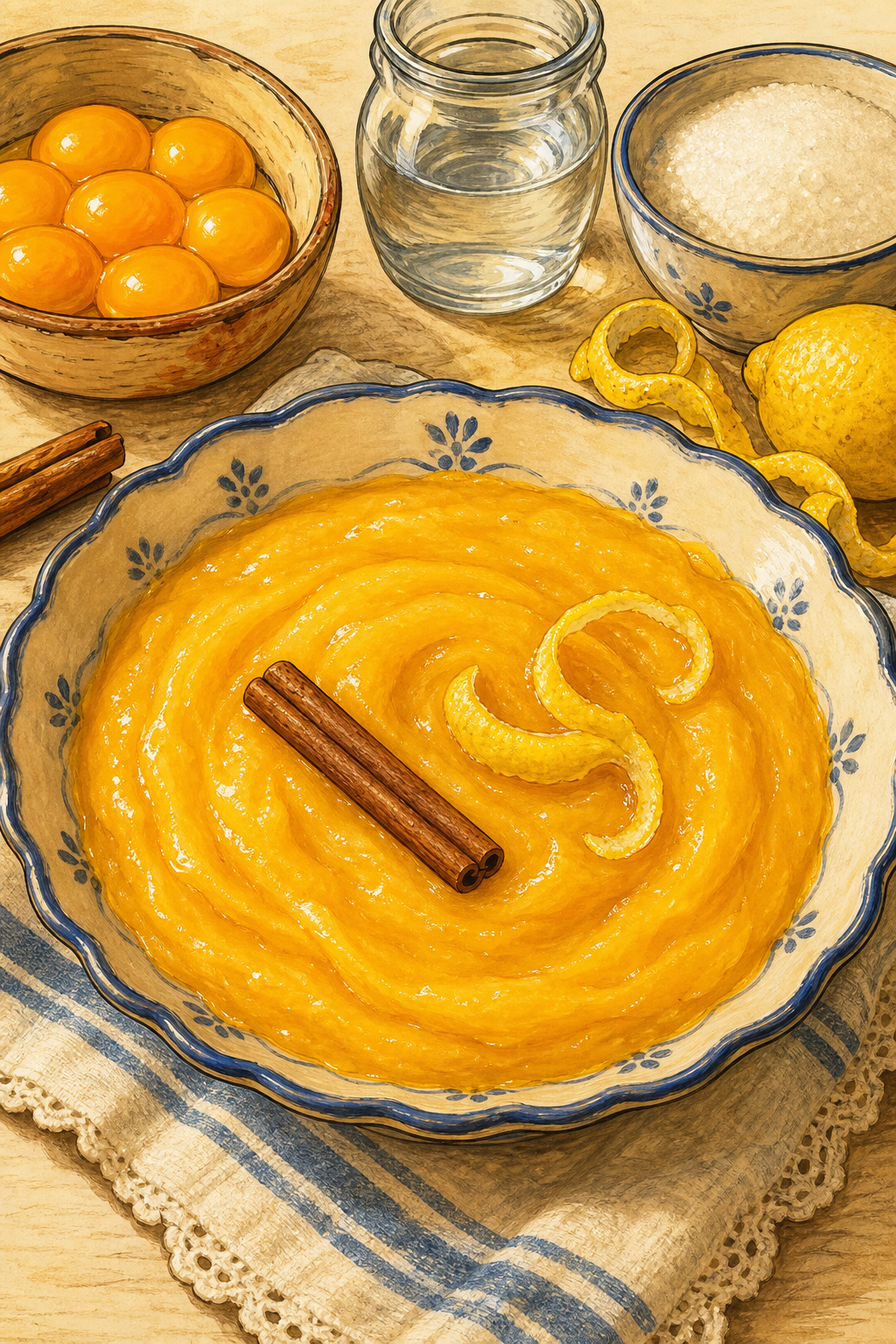 Traditional Portuguese Doce de Ovos