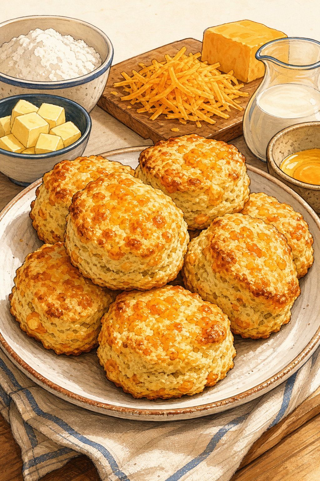 Cheddar Cheese Scones