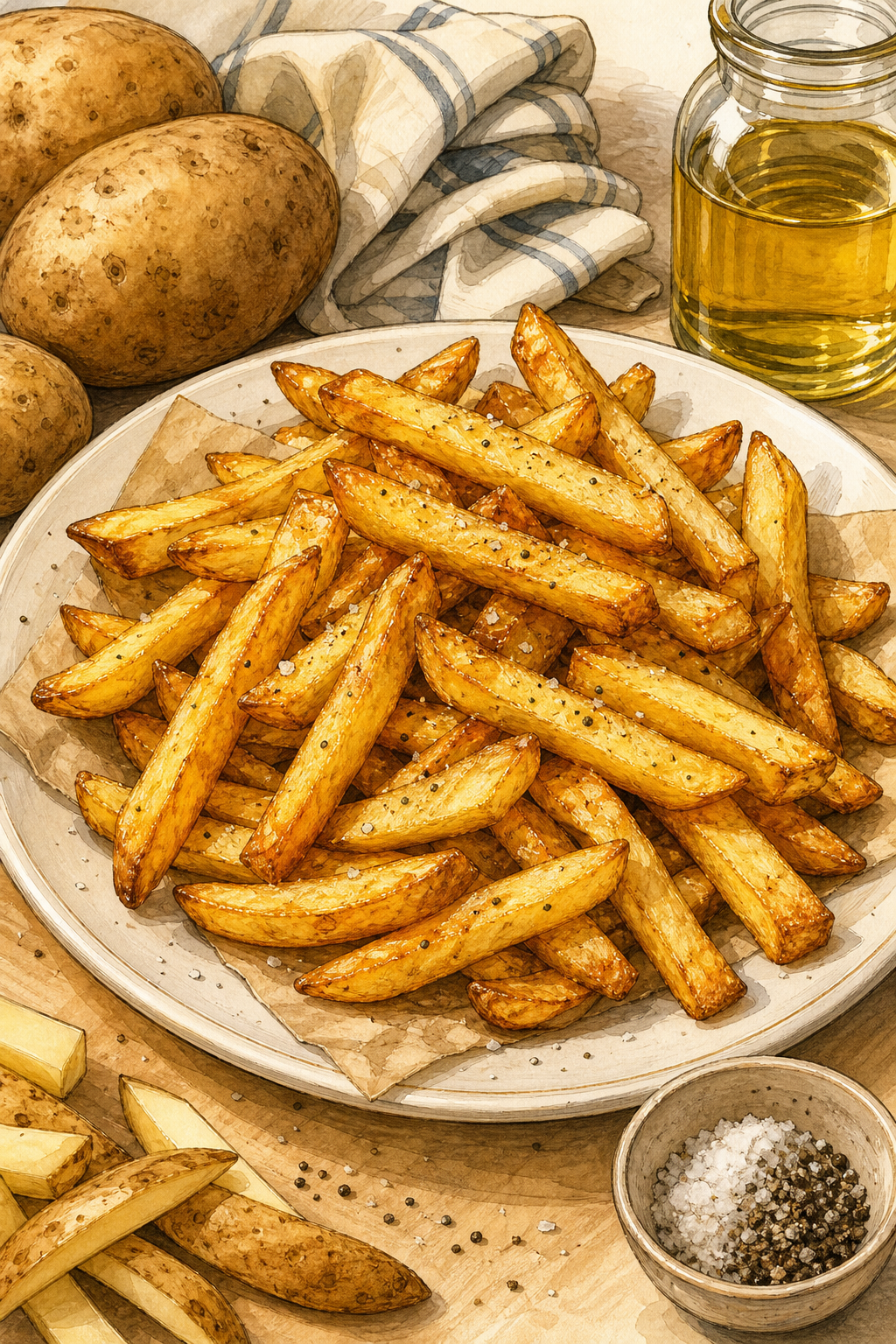 Dutch Patat (Double-Fried Fries)