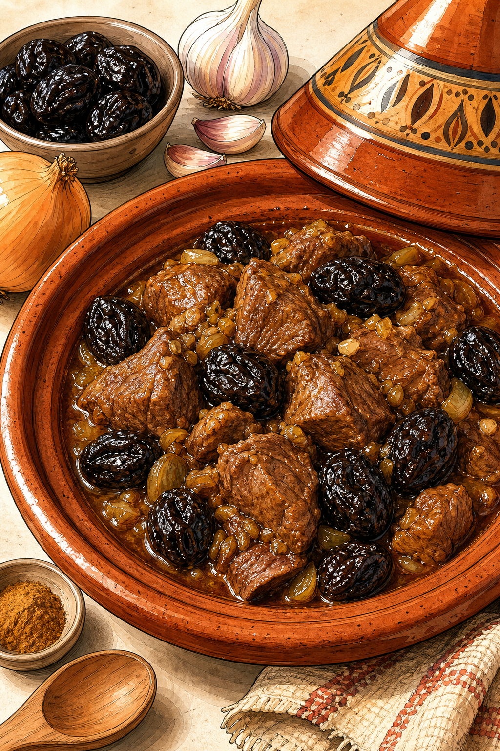 Lamb Tagine with Prunes