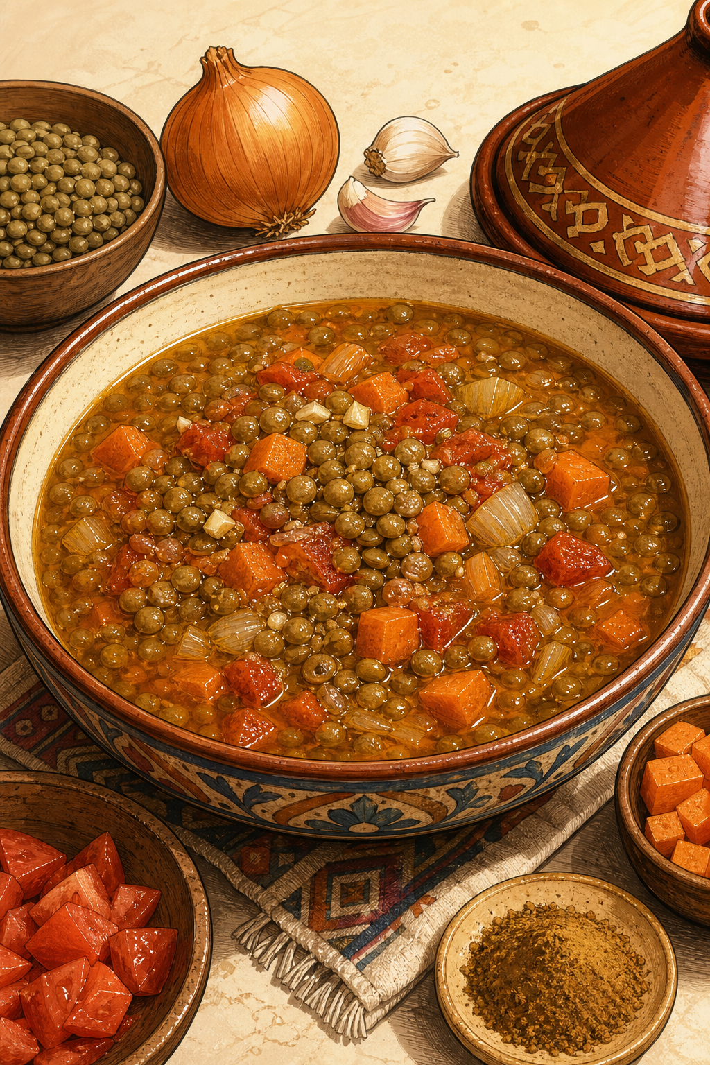Lentil Soup with Cumin