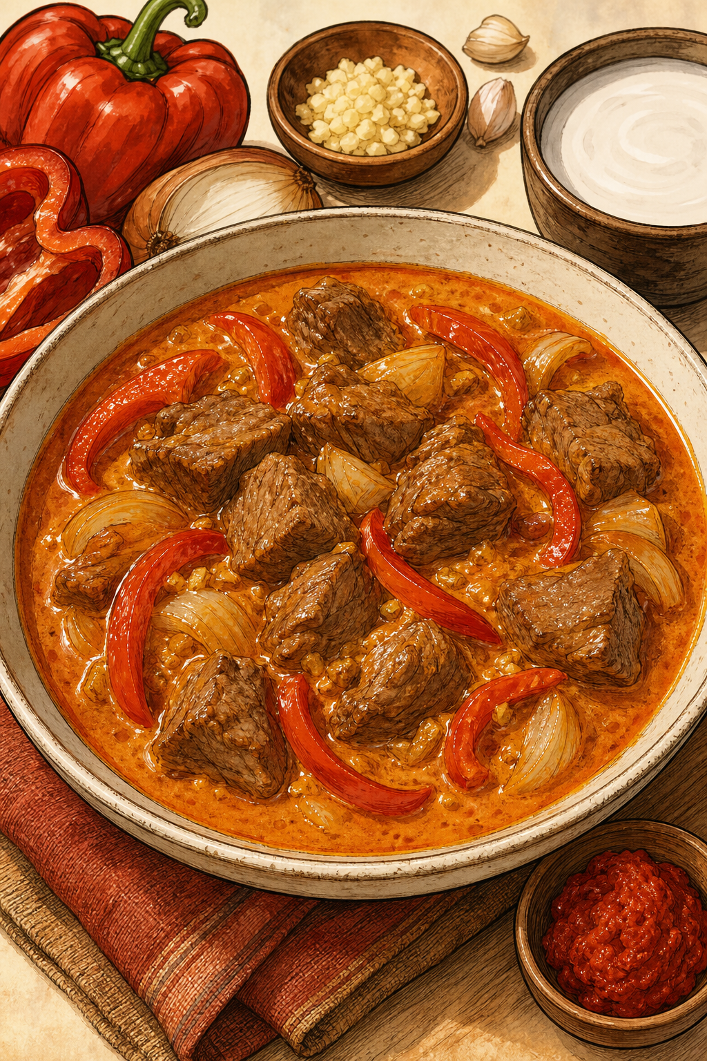 Thai Red Curry Lamb