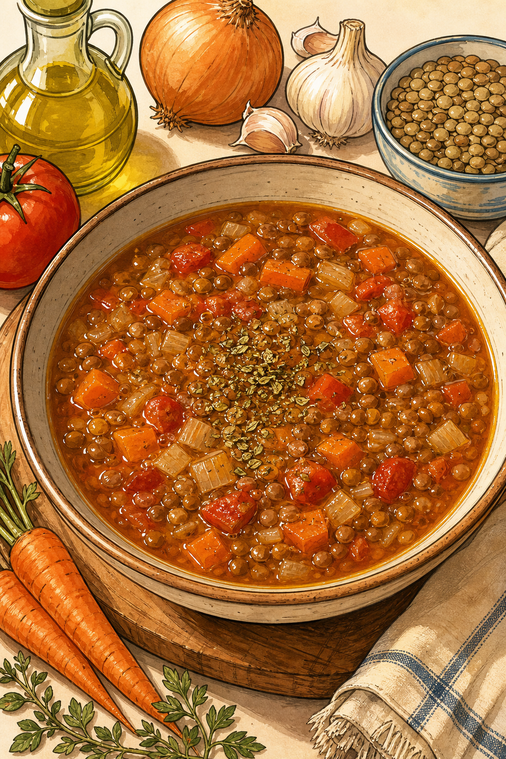 Greek Lentil Soup