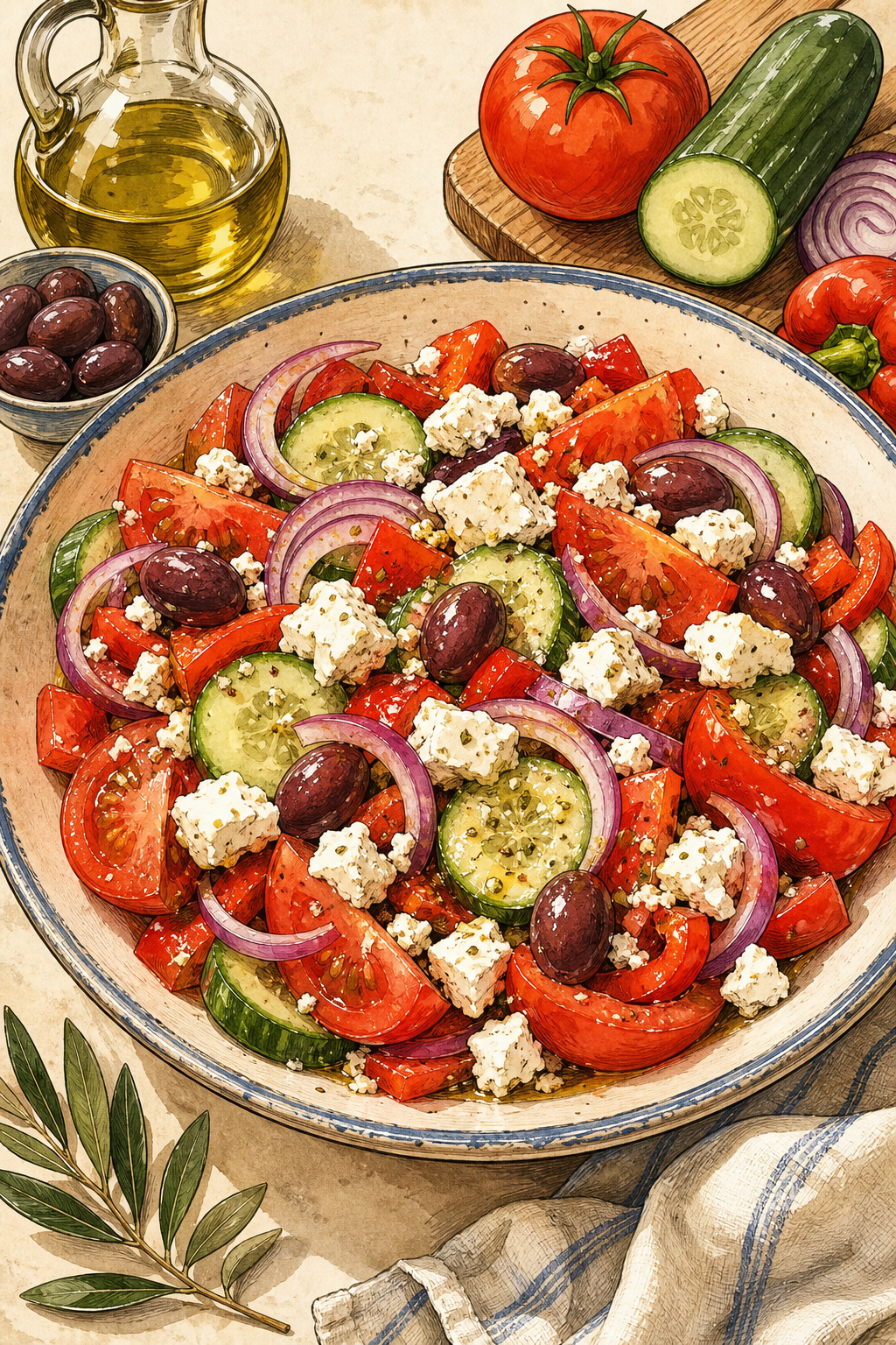 Traditional Greek Salad