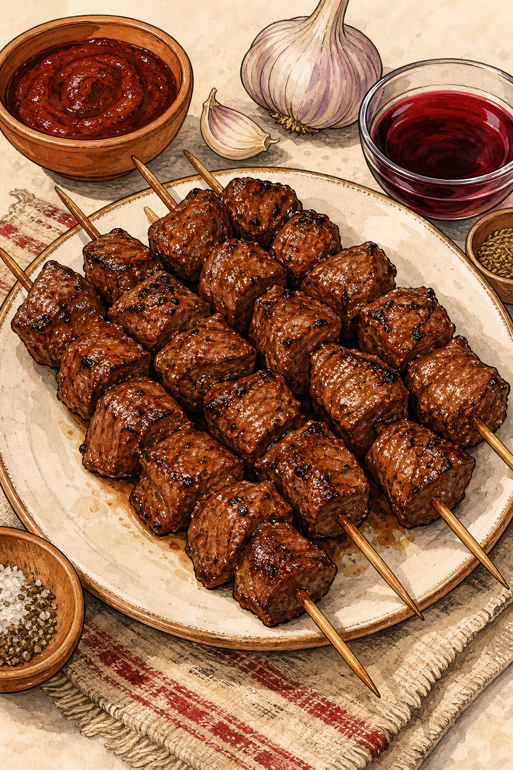 Anticuchos de Corazón