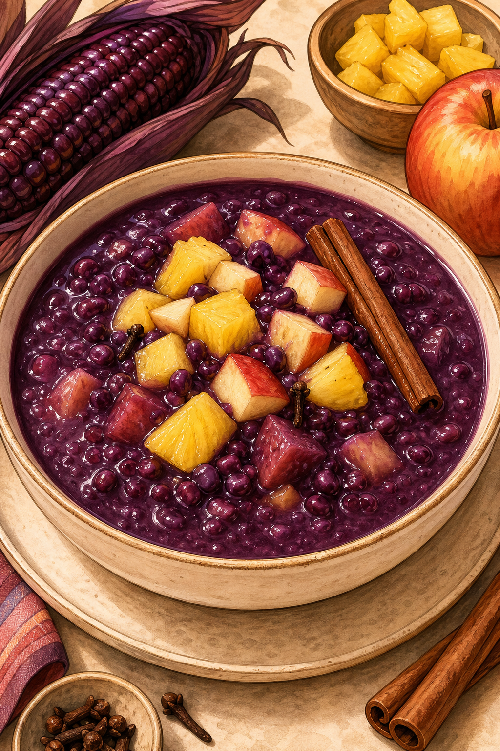 Traditional Mazamorra Morada