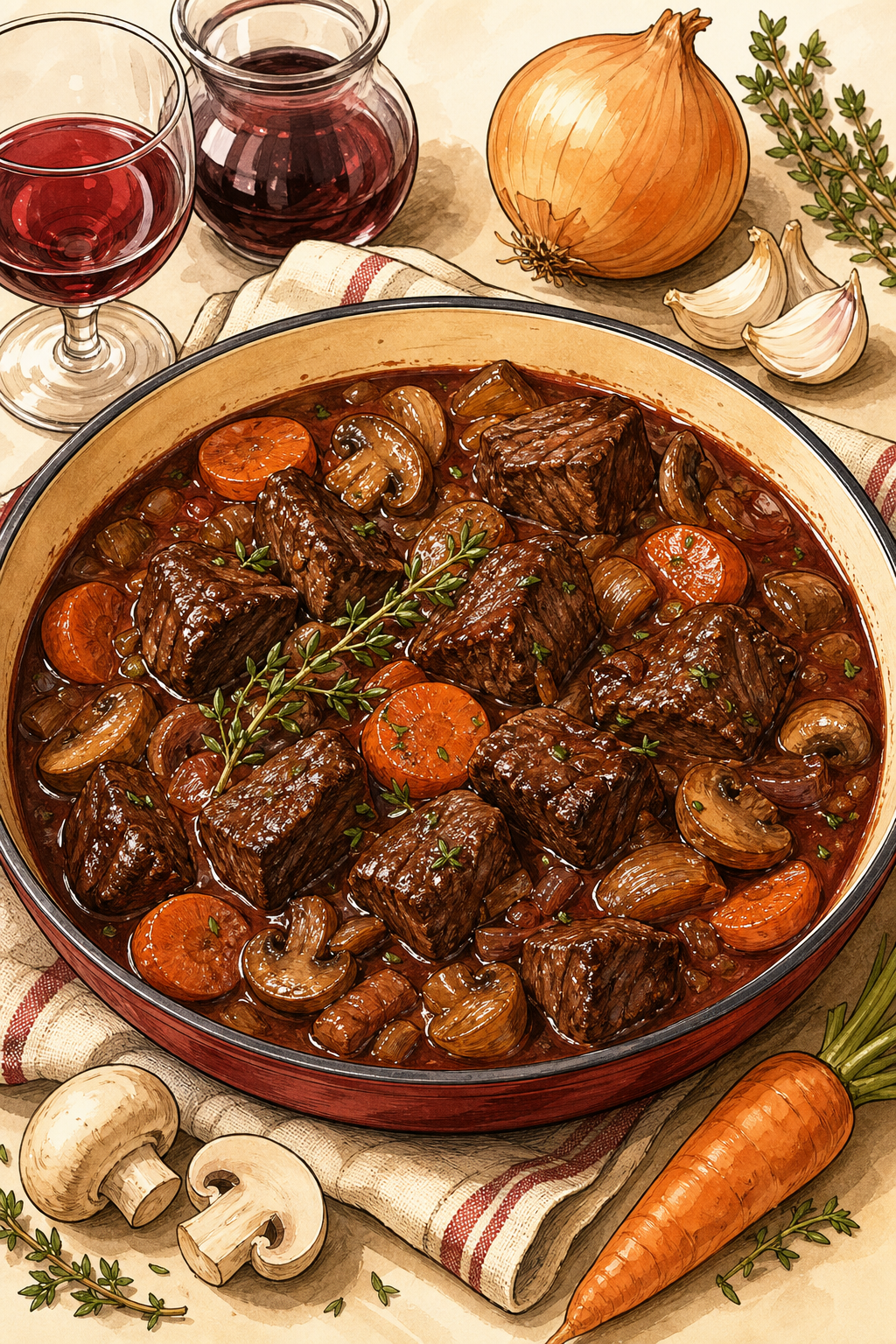 Beef Bourguignon